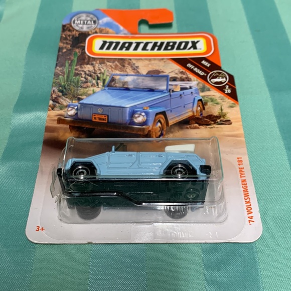Matchbox 1974 Volkswagen Type 181 Toy Car blue - Picture 7 of 8